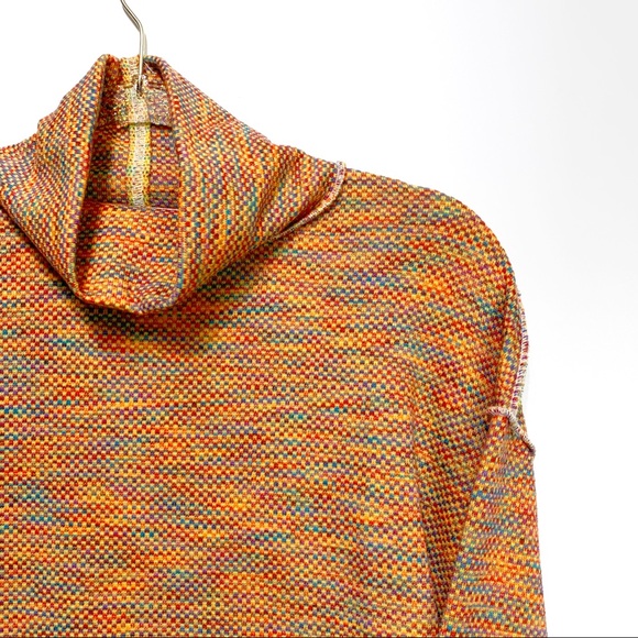 NWT Free People Sunny Days Turtle Neck in Orange - Picture 8 of 10